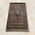 Gray Dome Islamic Prayer Rug