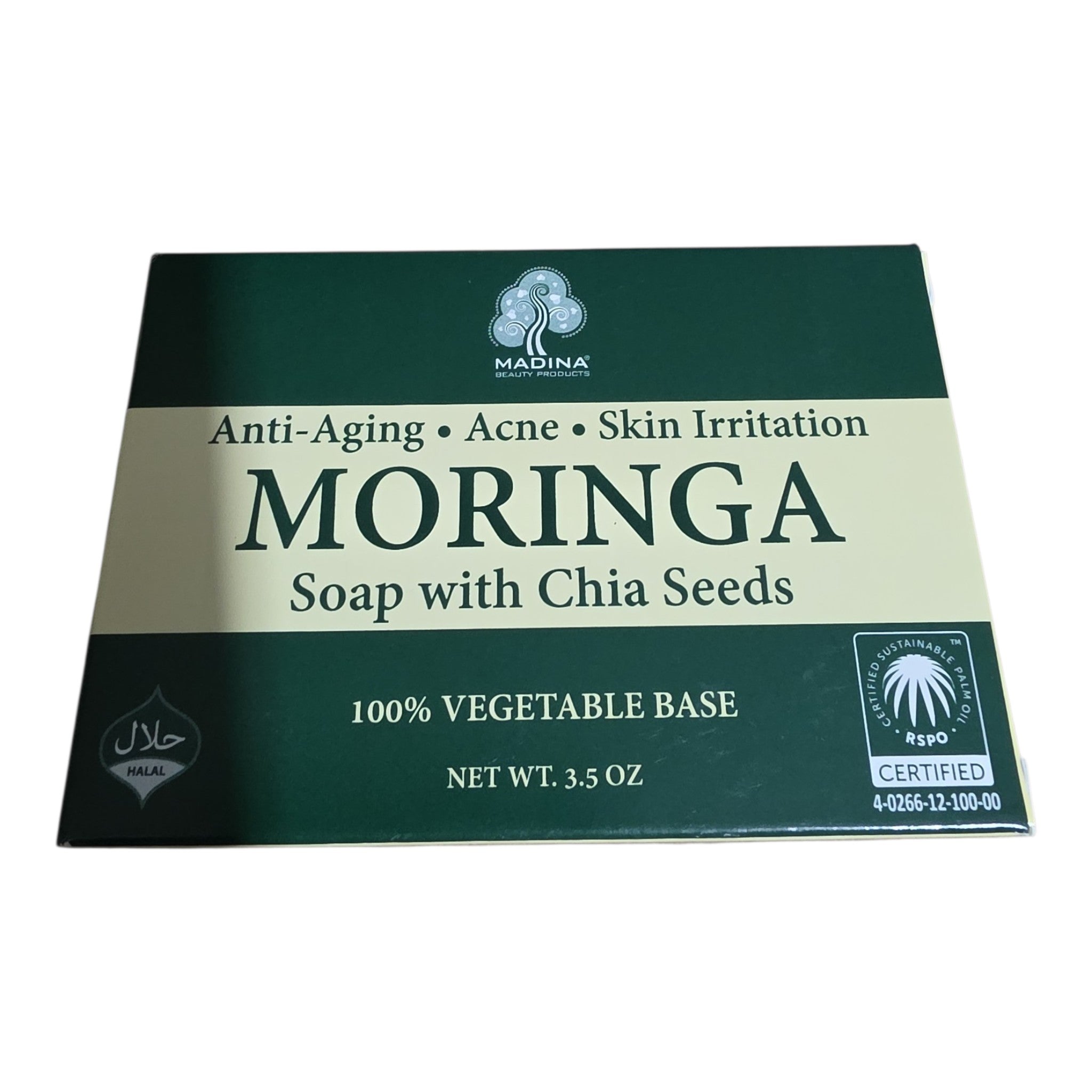 Moringa Soap with Chia Seeds