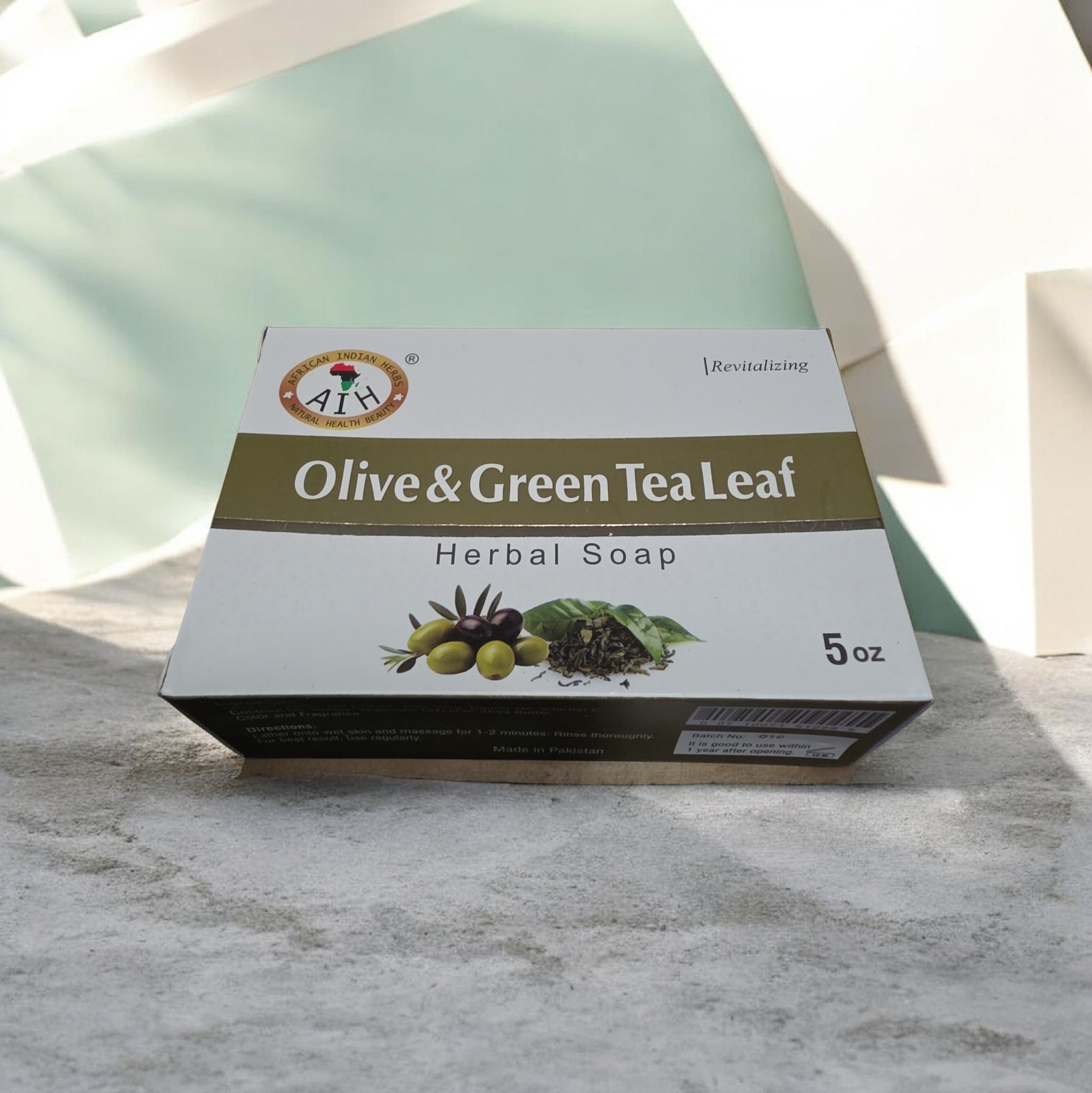 Olive @ Green Tea Leaf Herbal Soap